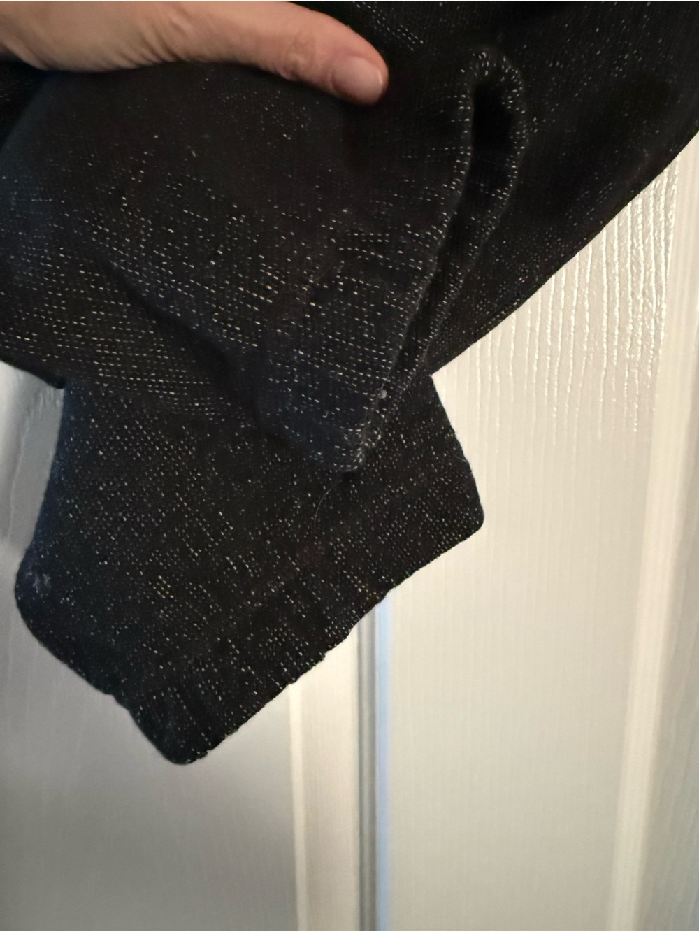 Roots Kids Black Sweatpants with Pink Logo Accent - Picture 5 of 6